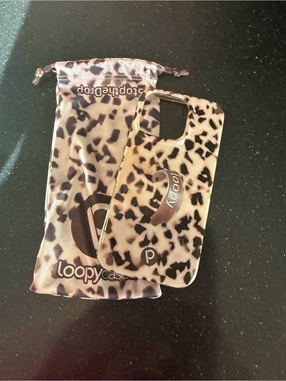 Loopy iPhone 16 pro case - Blonde Tortoise color